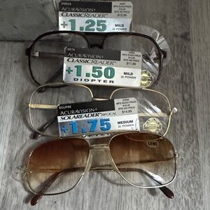 ClassicReader Glasses Set - Brown, Gold